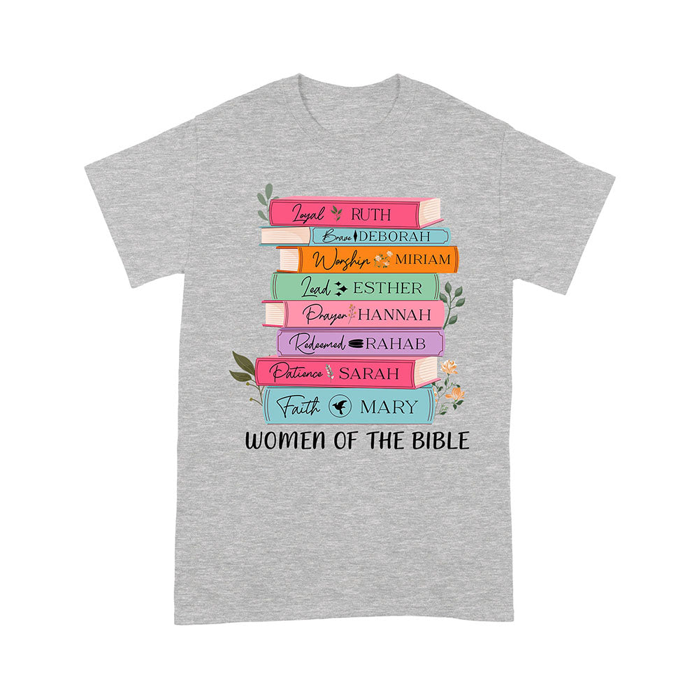 The Original Women of The Bible Books Full Color T-Shirt