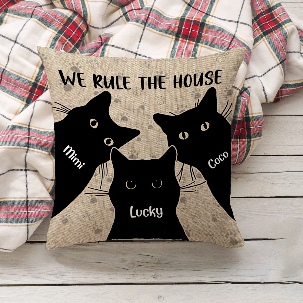 Personalized Hope You Like Cat Canvas Throw Pillow
