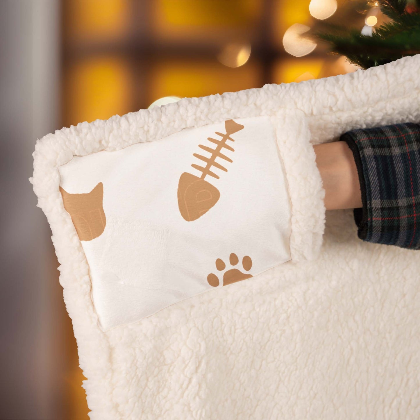 Funny Cat No Talk Me I Eepy Hooded Blanket, Cozy Meme Gift for Cat Lovers Hooded Blanket