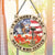 In Memory of the Brave Plaque by Steve Veterans Hanging Suncatcher Ornament