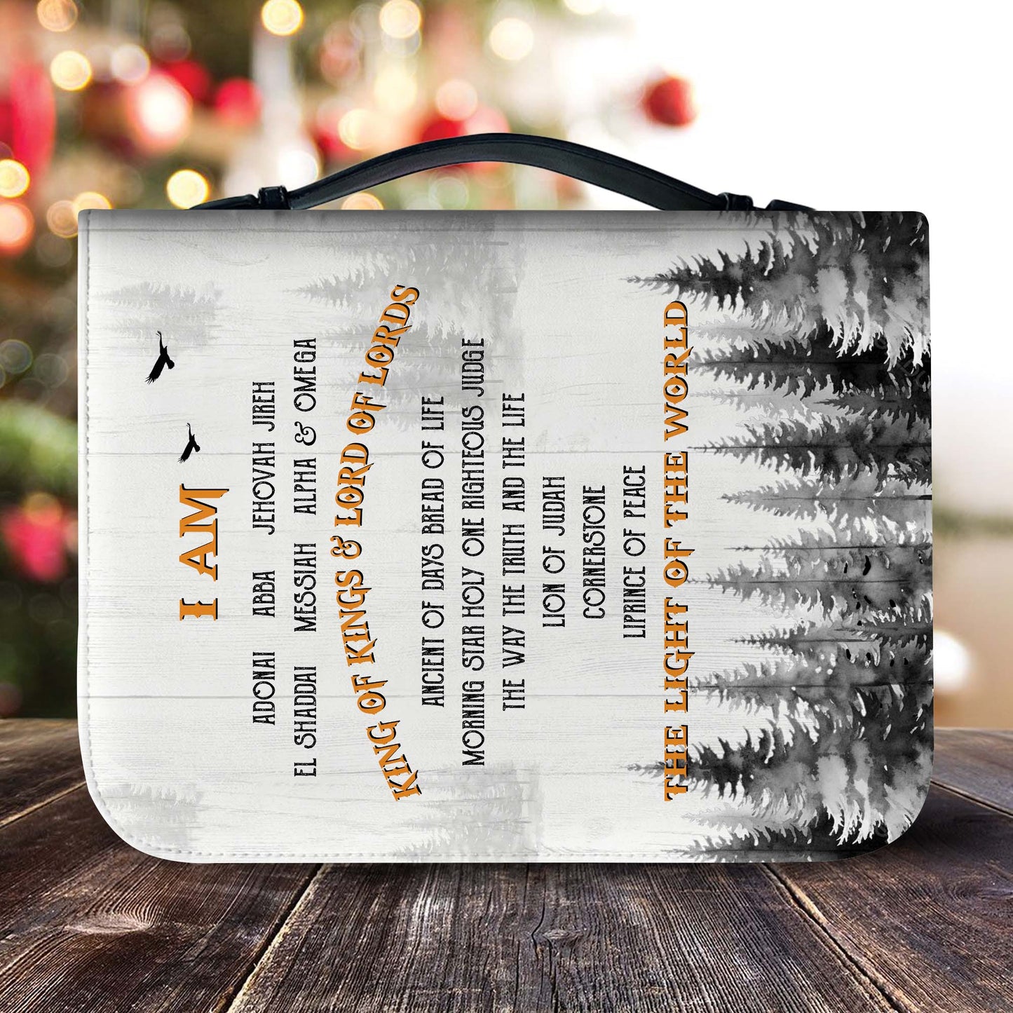 Jesus Lion of Judah King of Kings and Lord of Lords Leather Bible Cover