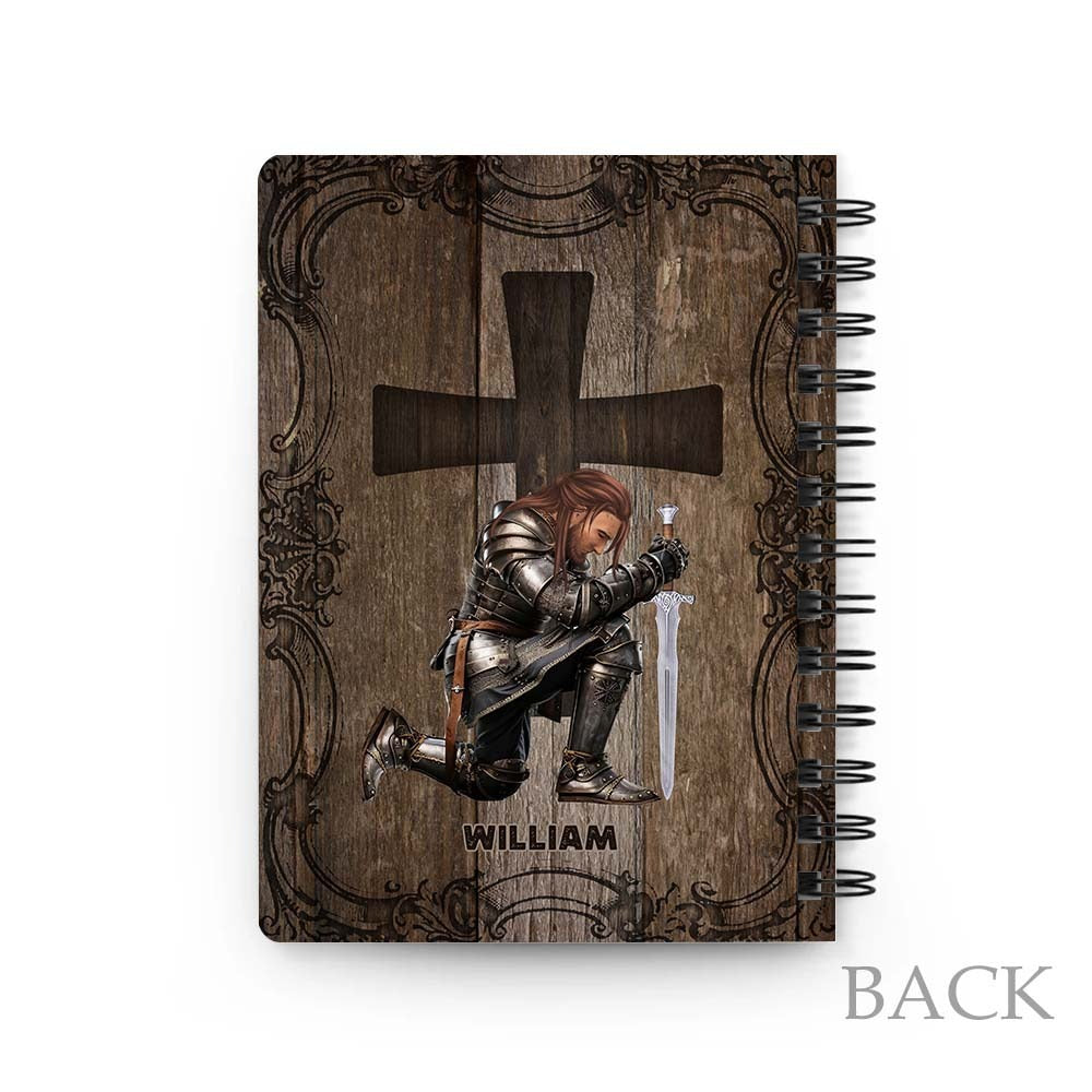 Personalized Warrior God Is Love Whoever Lives In Love Lives In God And God In Them-1John 4:16 Spiral Journal