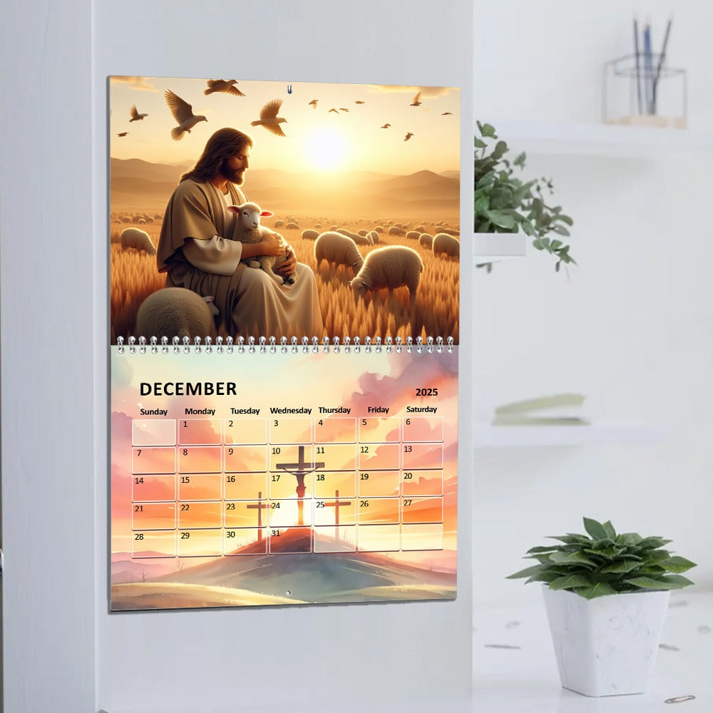 The Family Warrior Of God, Put On The Full Armor Of God Ephesians 6:10 - Personalized Christian 2025 Calendar