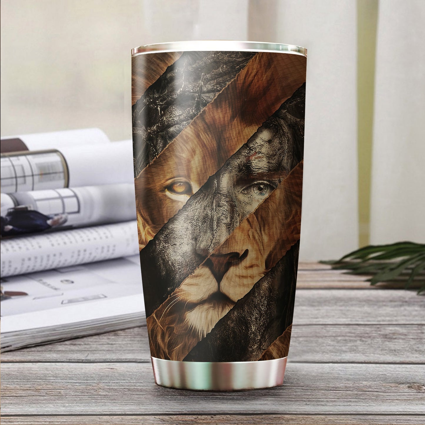 The Lion of Jesus Christ, Gift For Christian - Inspirational Christian Tumbler