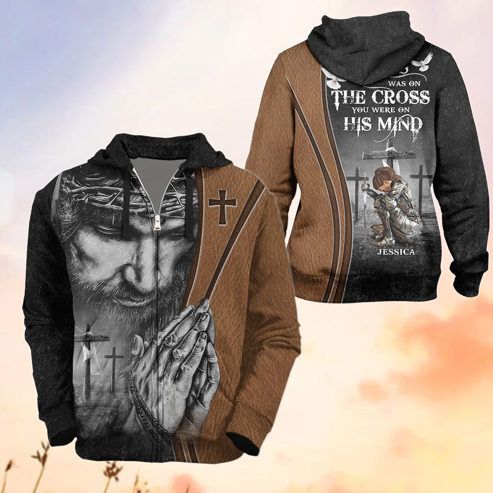Warrior Of God, When Jesus Was On The Cross You - Personalized Christians 3D All Over Print T-Shirt And Hoodie