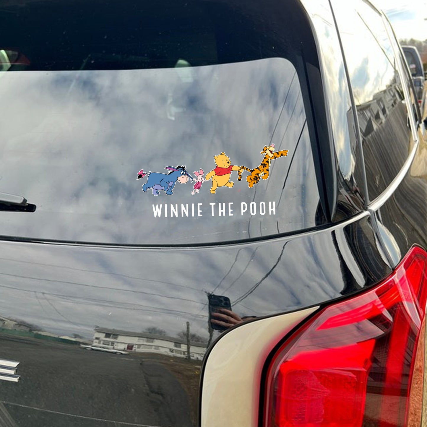 Winnie The Pooh Friend Walking Sticker Decal