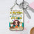 Personalized Any Woman Can Be A Mother But It Takes Someone Special To Be A Cat Mom Wooden Keychain