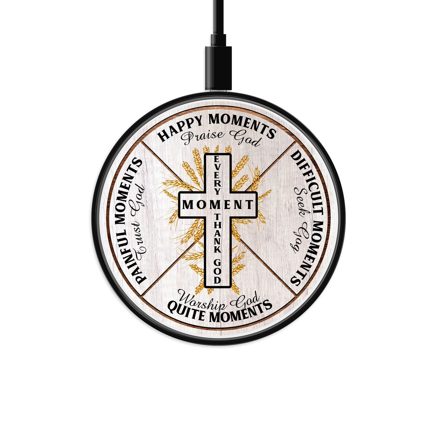 Happy Moments Praise God Wireless Charger