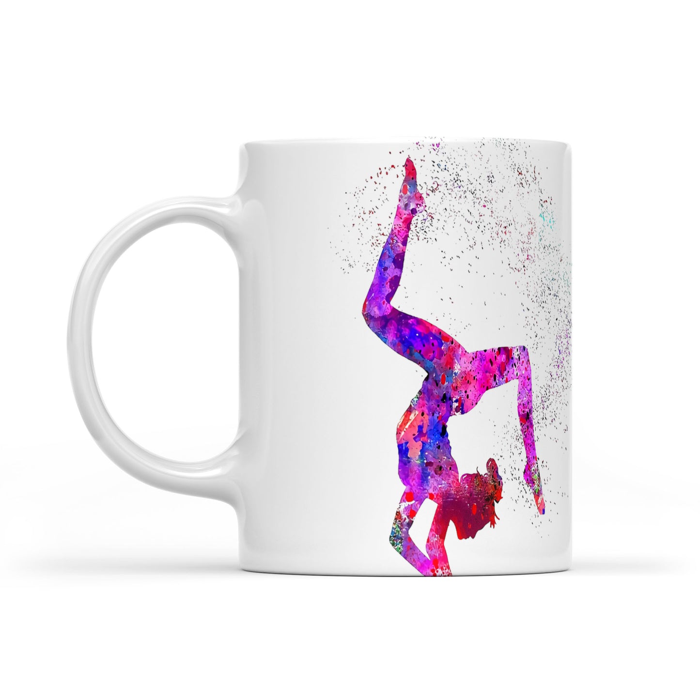 Watercolor Yoga White Edge-to-Edge Mug