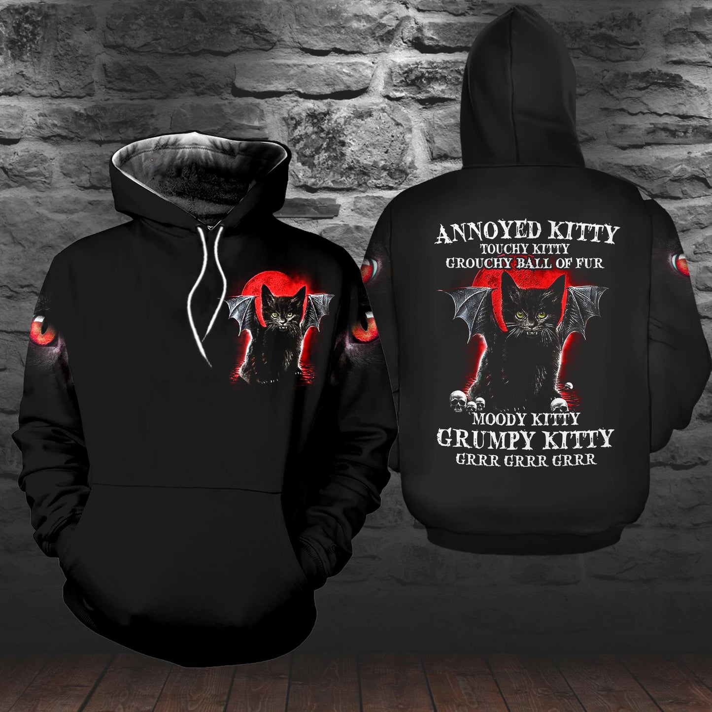 Black Cat Kitty 3D All Over