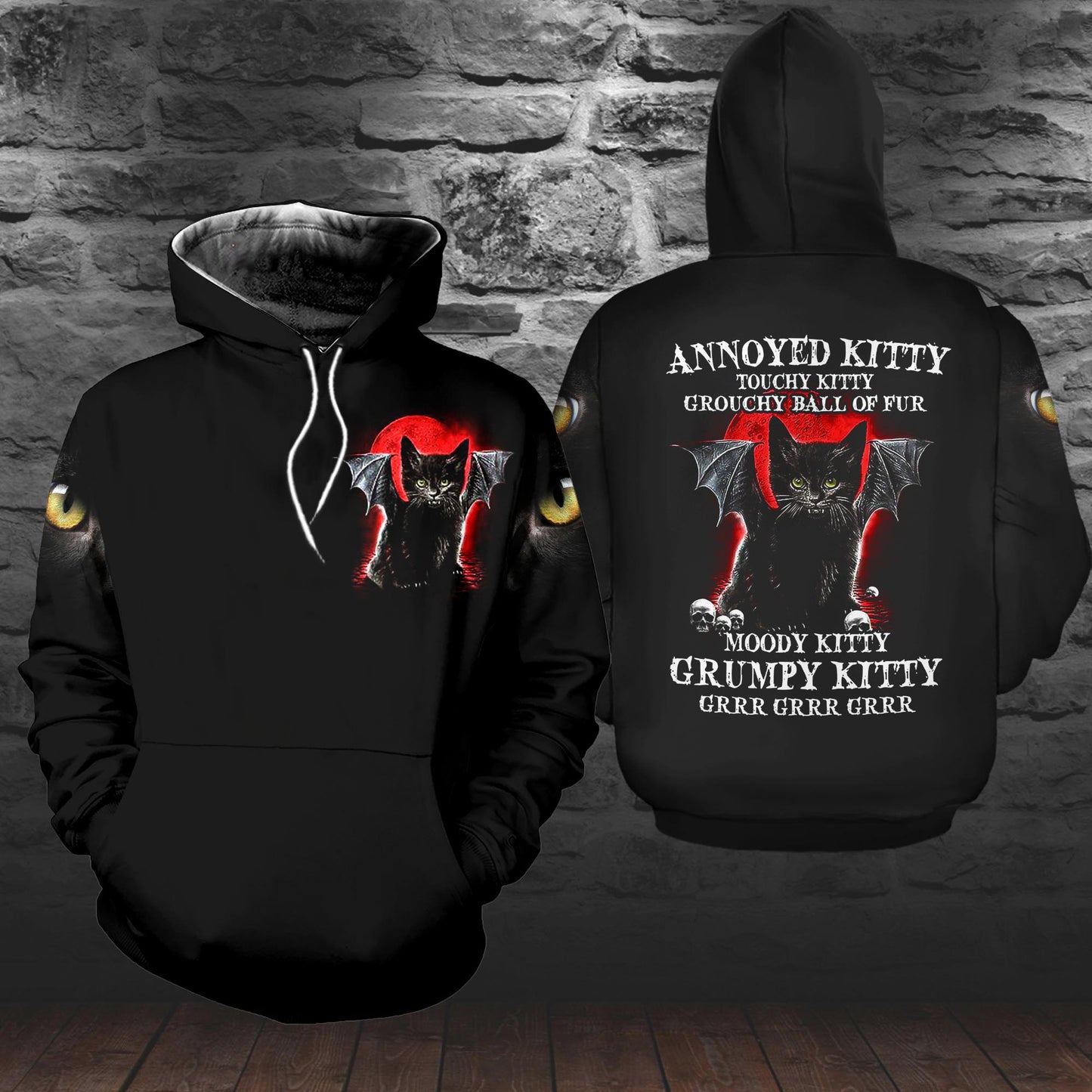 Black Cat Kitty 3D All Over