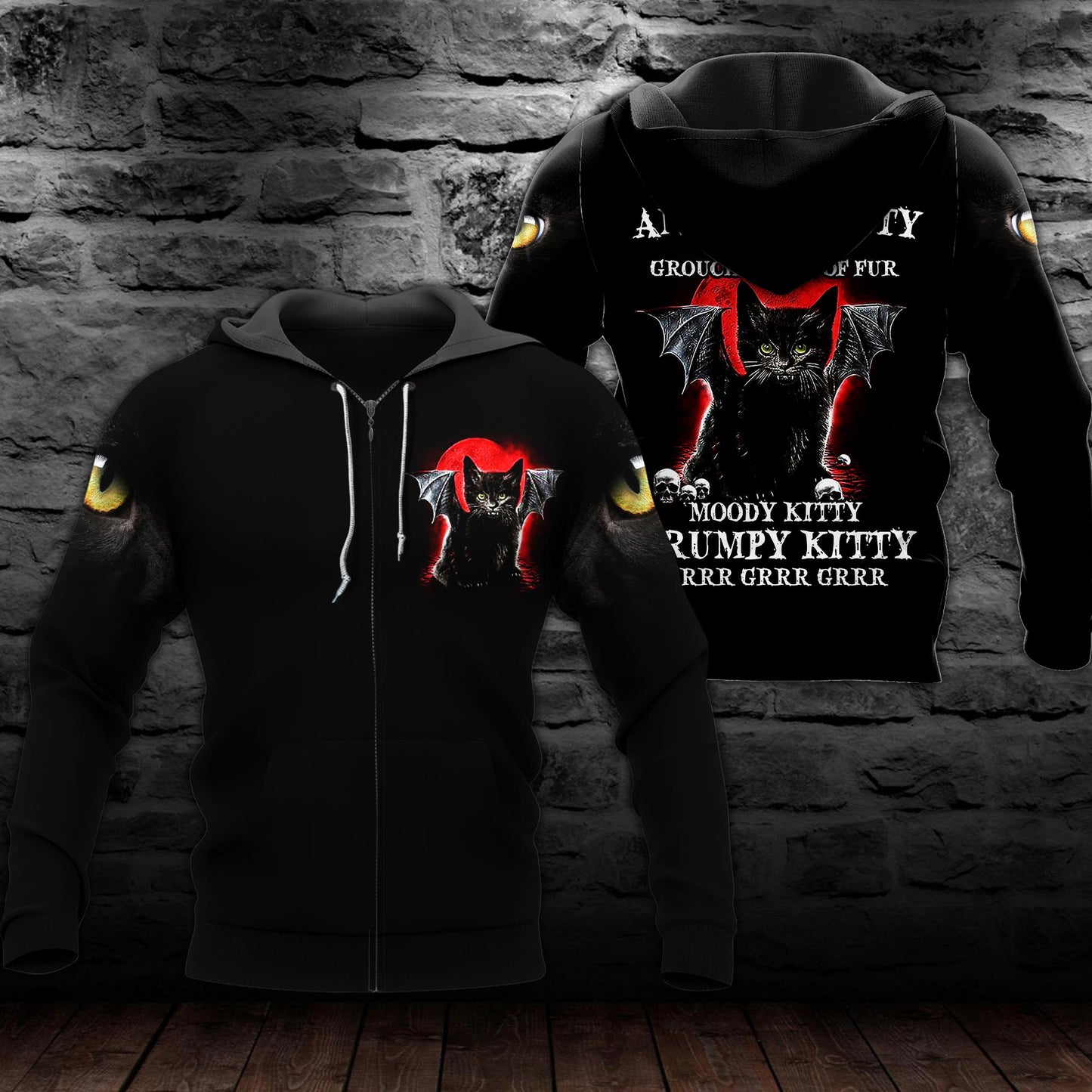 Black Cat Kitty 3D All Over