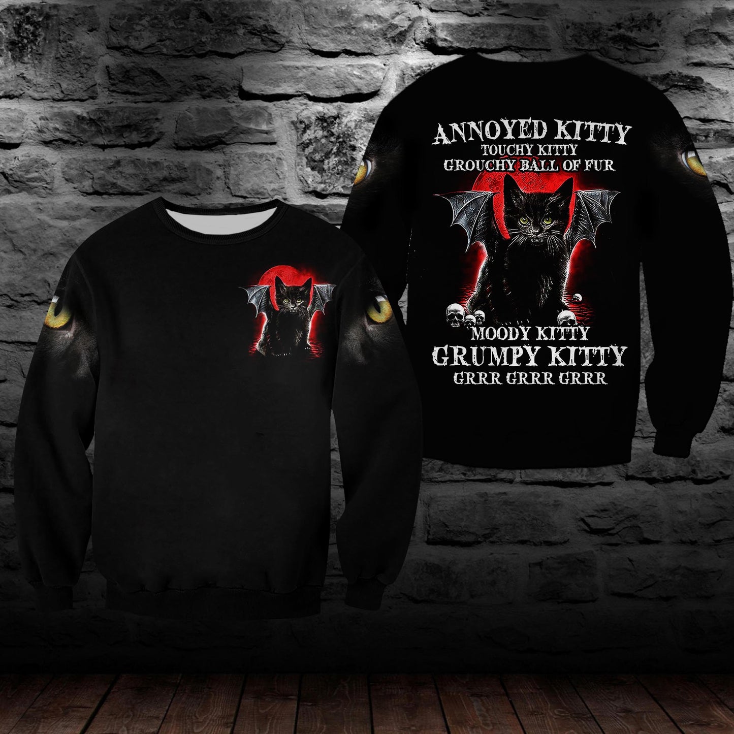 Black Cat Kitty 3D All Over