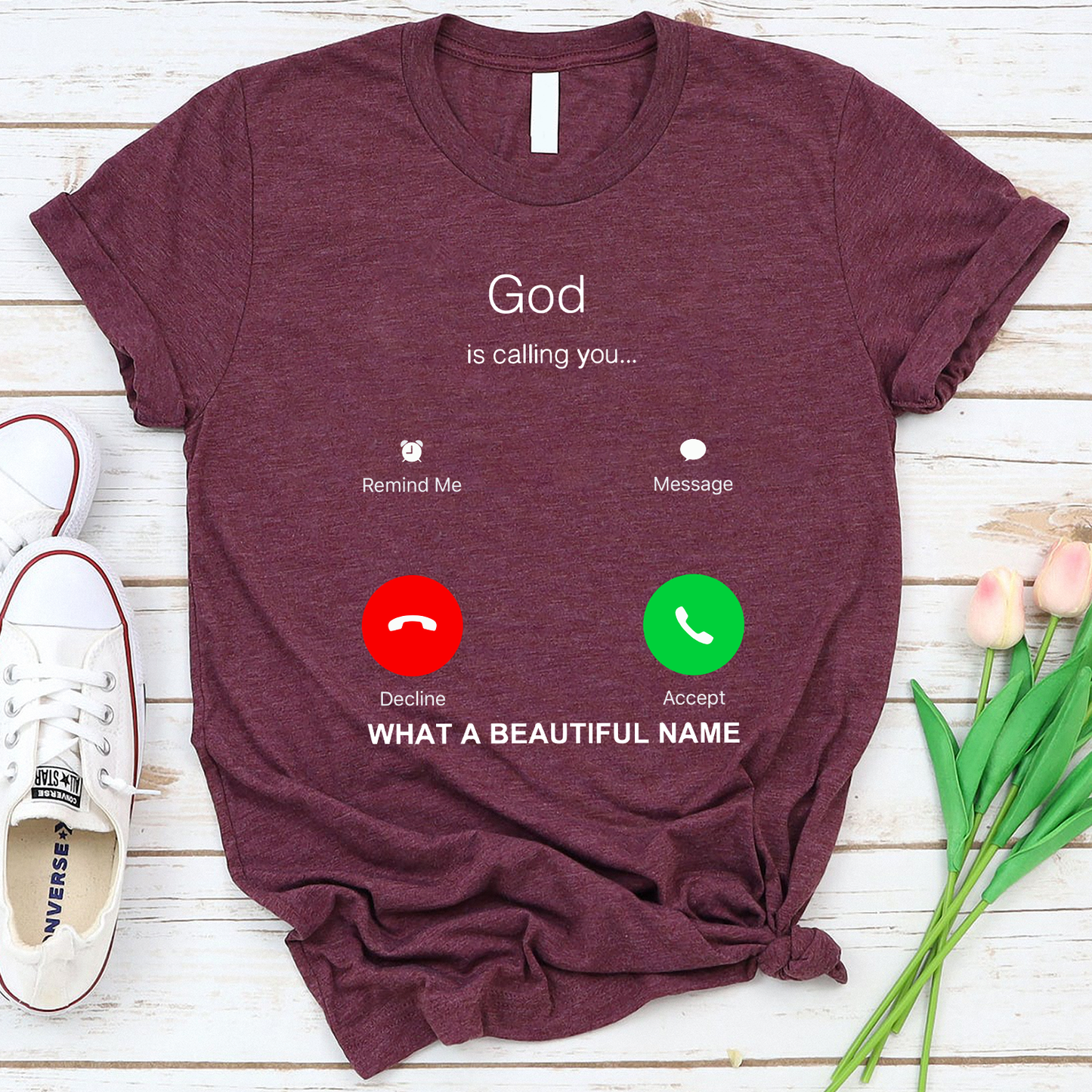 God is calling you, What a beautiful name, God call phone Standard T-Shirt