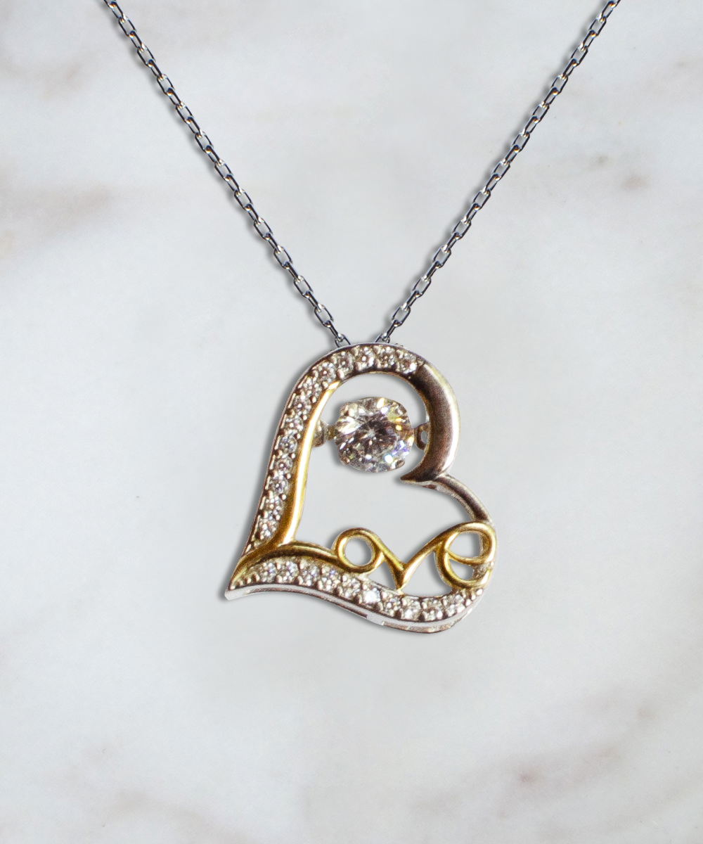 To My Wife Love Dancing Necklace