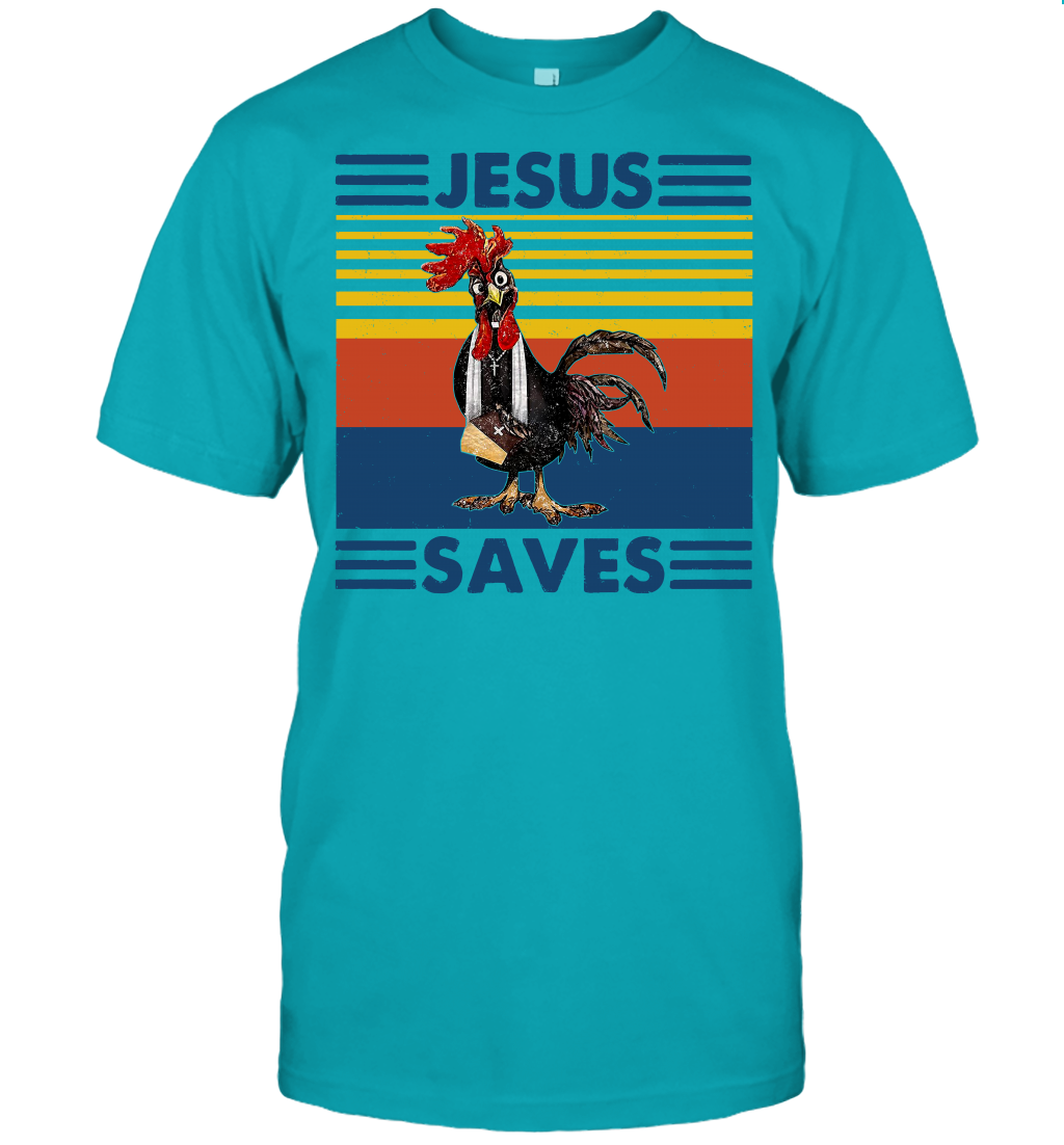 Jesus Saves Chicken Funny T-Shirt