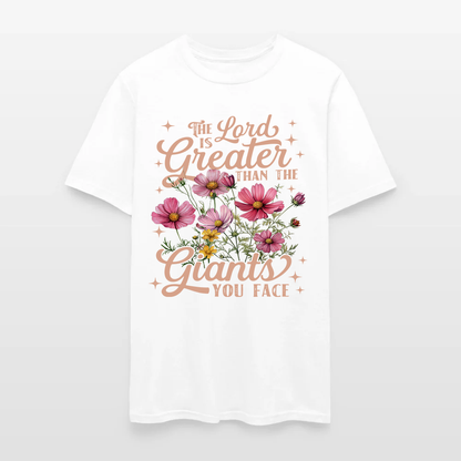 The Lord Is Greater Than The Giants You Face Shirt - Inspirational Christian T-Shirt