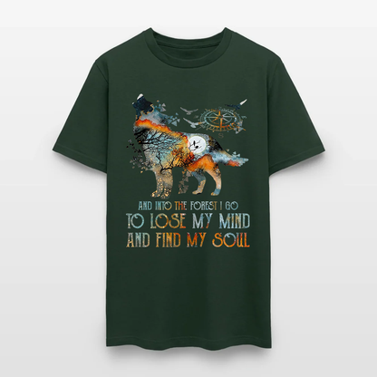 Bear Camping And Into The Forest I Go To Lose My Mind and Find My Soul T-Shirt