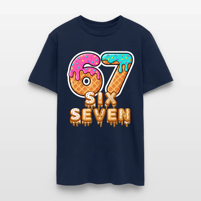 Six Seven Ice Cream Drip Gen Alpha Slang Meme 67 T-Shirt