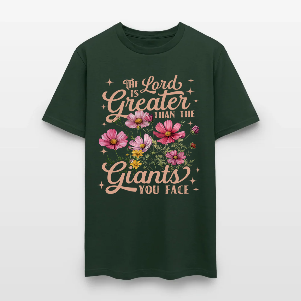 The Lord Is Greater Than The Giants You Face Shirt - Inspirational Christian T-Shirt