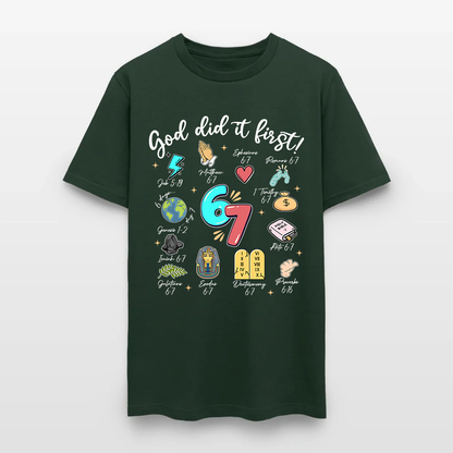 God Did It First Christian Bible Verse 67 T-Shirt