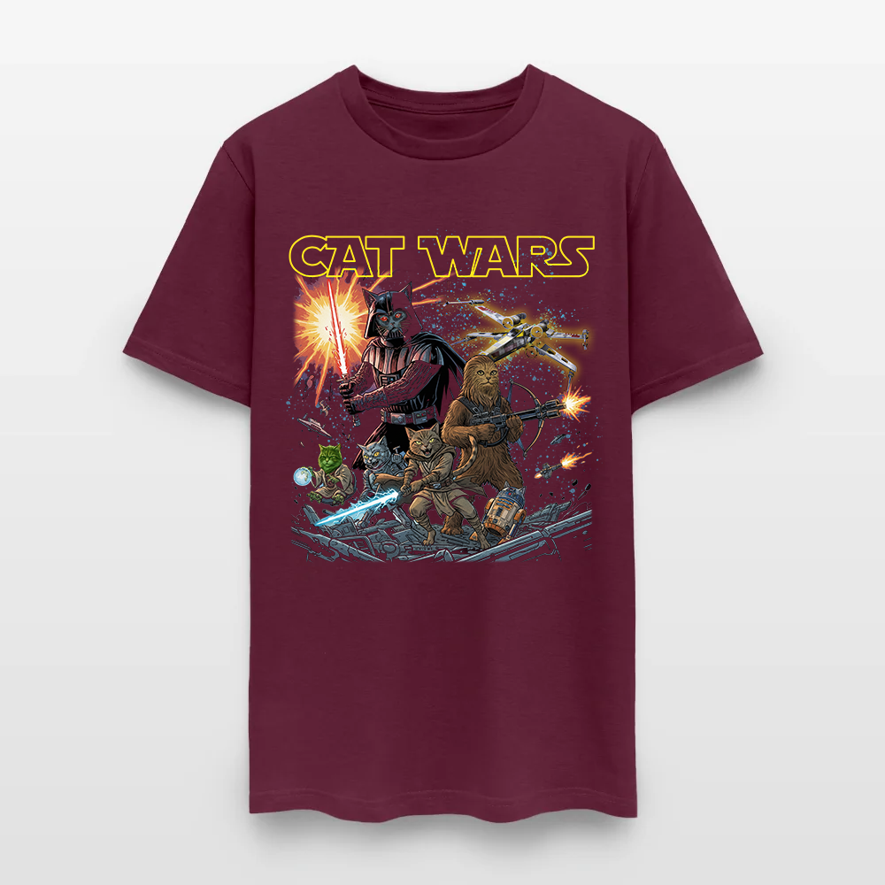 Cat Wars Vintage 90s Graphic Shirt - Funny Cat Warrior T-Shirt