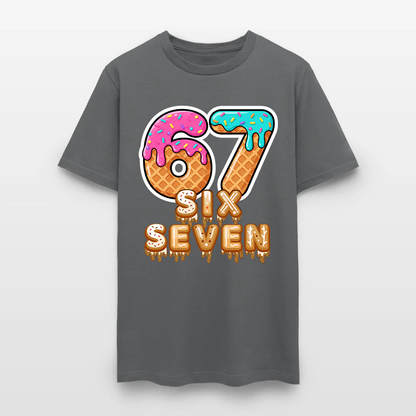 Six Seven Ice Cream Drip Gen Alpha Slang Meme 67 T-Shirt