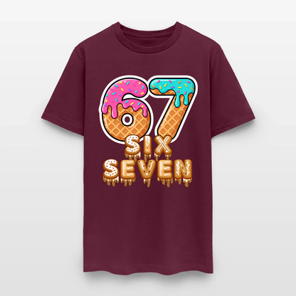 Six Seven Ice Cream Drip Gen Alpha Slang Meme 67 T-Shirt