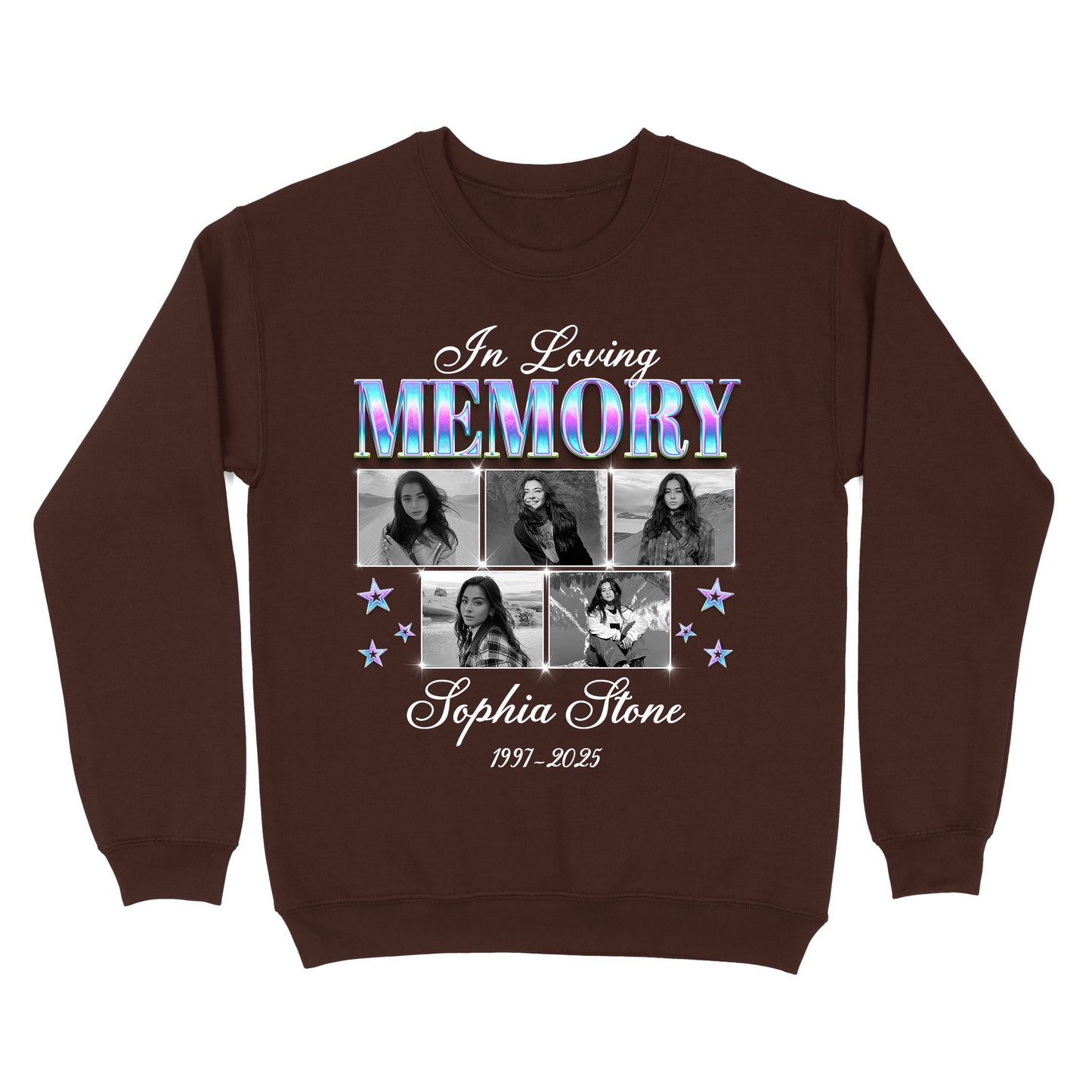 Personalized Photo Memorial In Loving Memory Sympathy Gift Sweatshirt