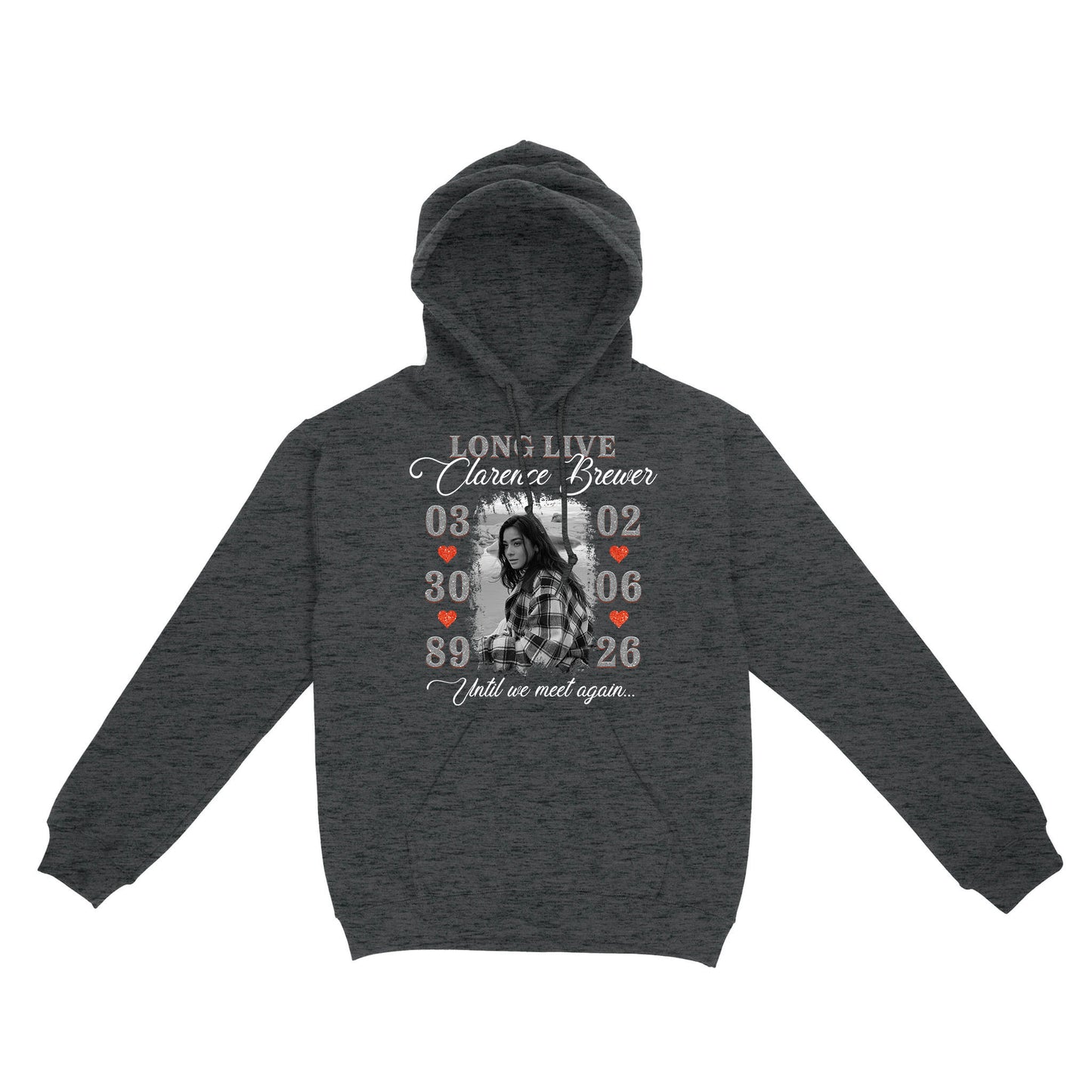Personalized Photo Memorial Long Live Until We Meet Again Hoodie