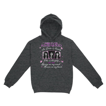 Personalized Photo Memorial Forever Remembered In Loving Memory Hoodie