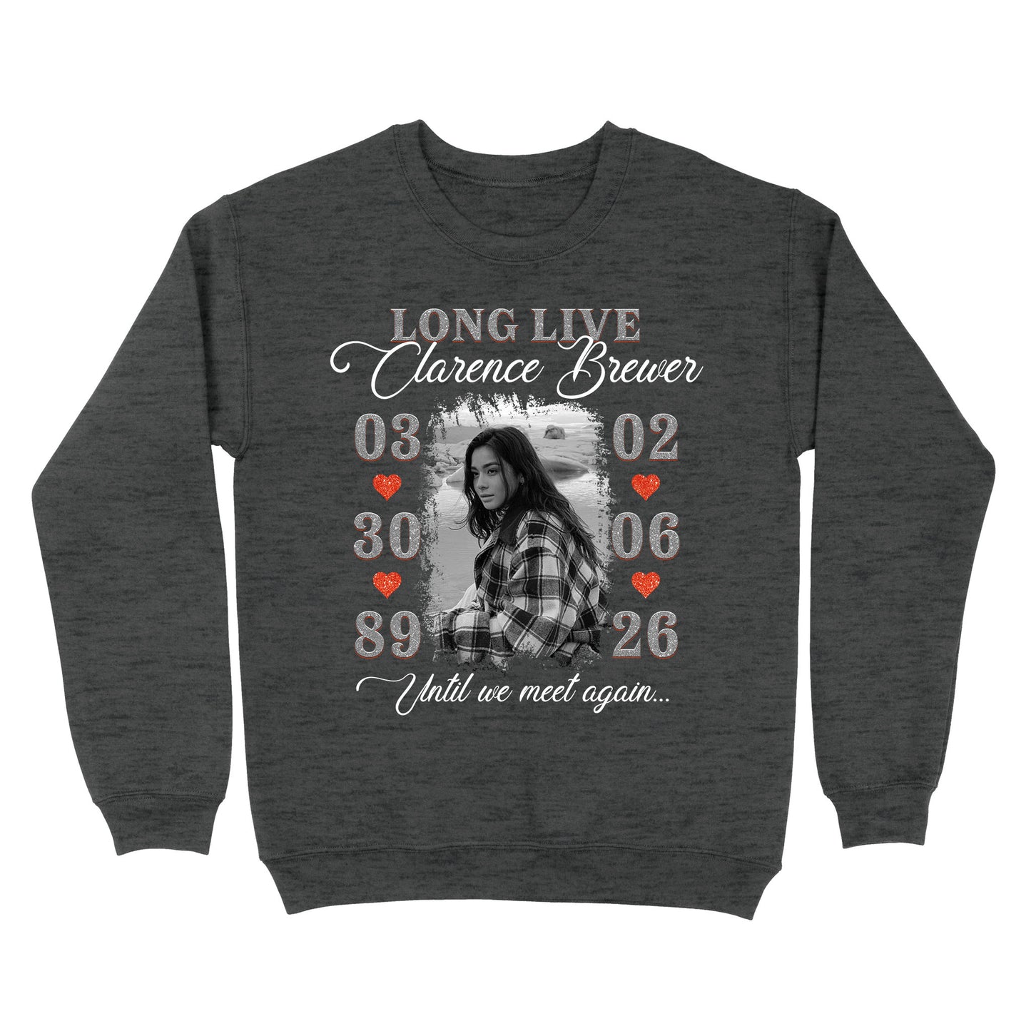 Personalized Photo Memorial Long Live Until We Meet Again Sweatshirt