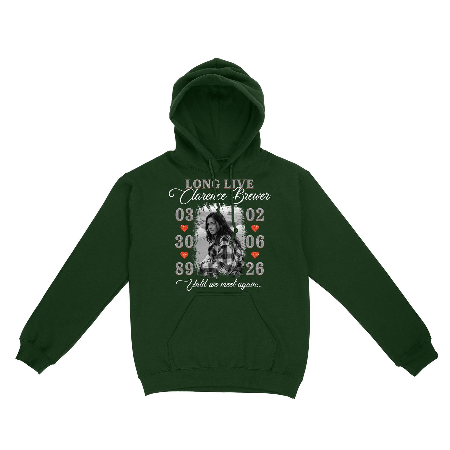 Personalized Photo Memorial Long Live Until We Meet Again Hoodie