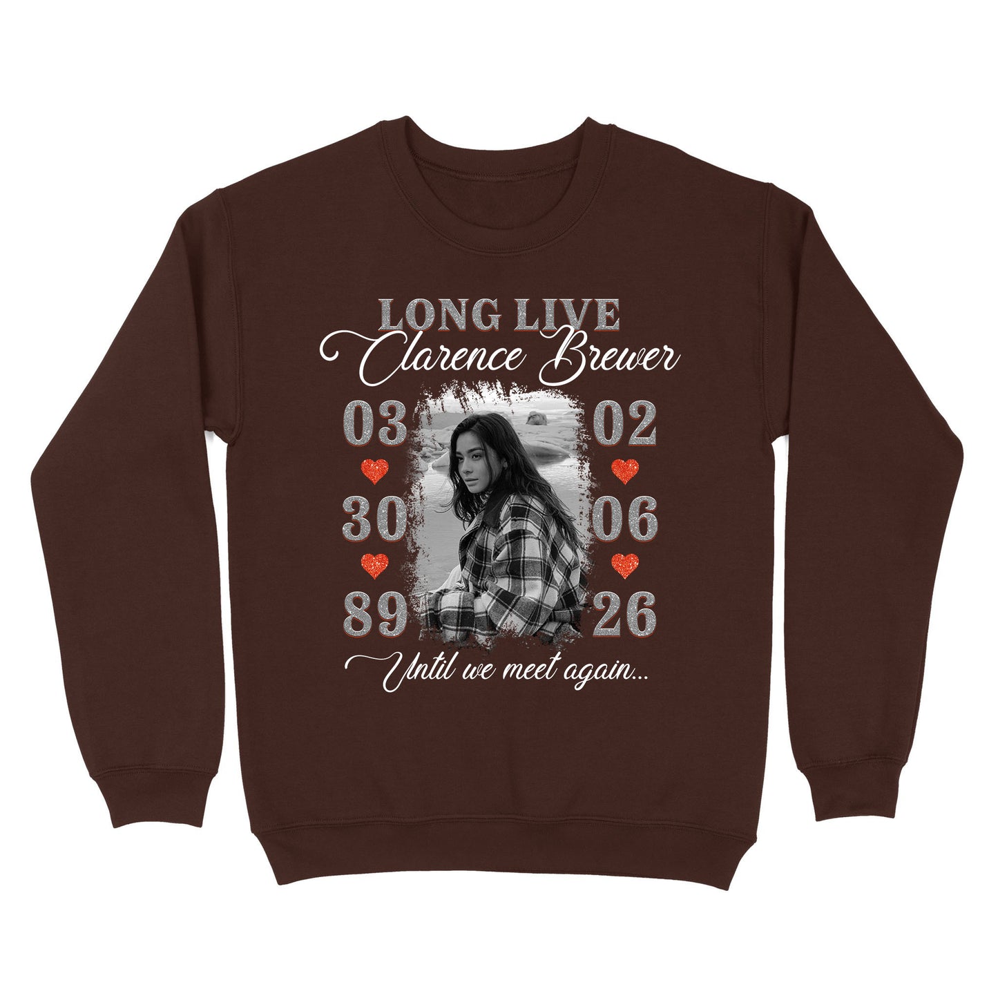 Personalized Photo Memorial Long Live Until We Meet Again Sweatshirt