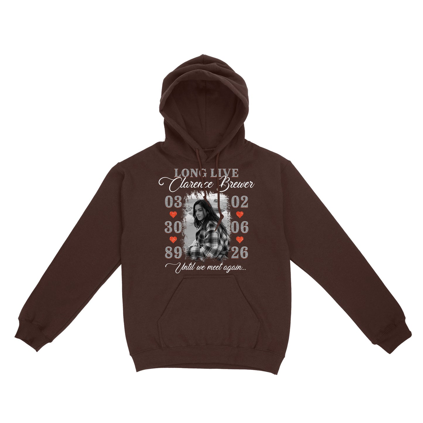 Personalized Photo Memorial Long Live Until We Meet Again Hoodie