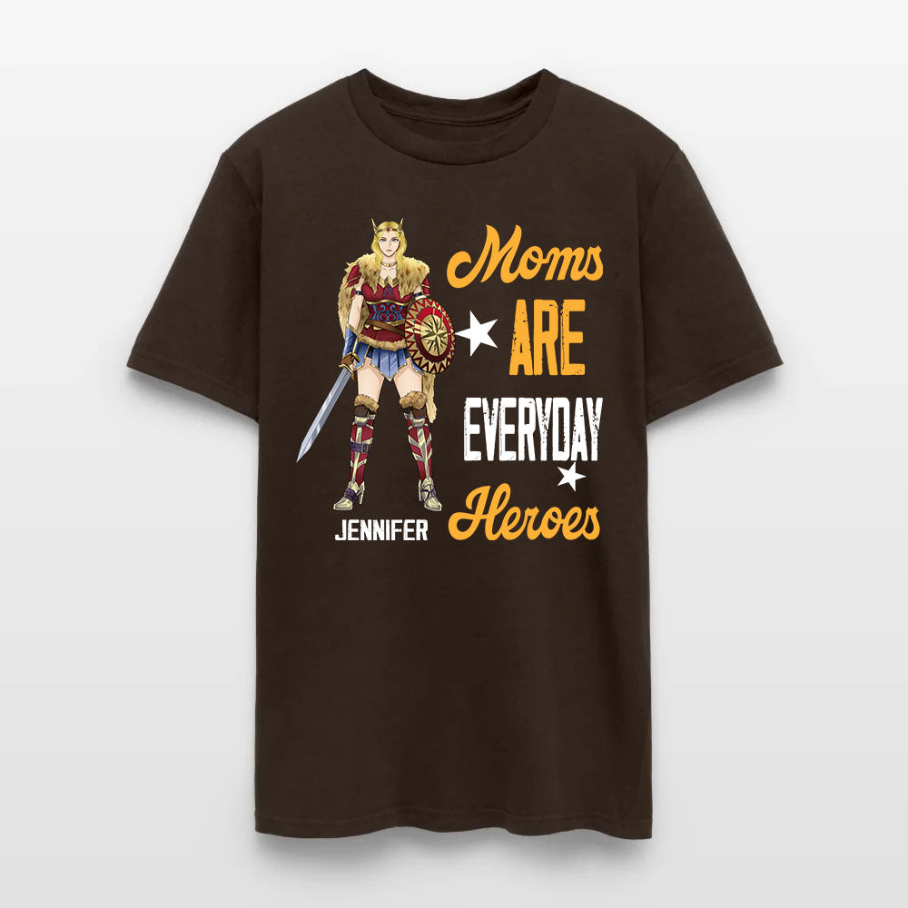 Personalized Wonder Woman Warrior Moms Are Everyday Heroes T-Shirt