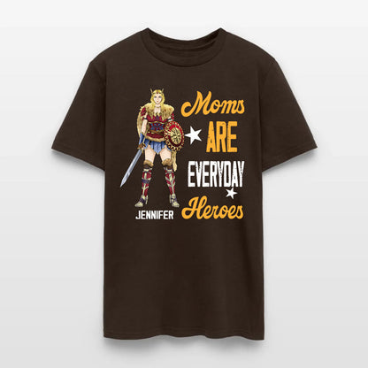 Personalized Wonder Woman Warrior Moms Are Everyday Heroes T-Shirt