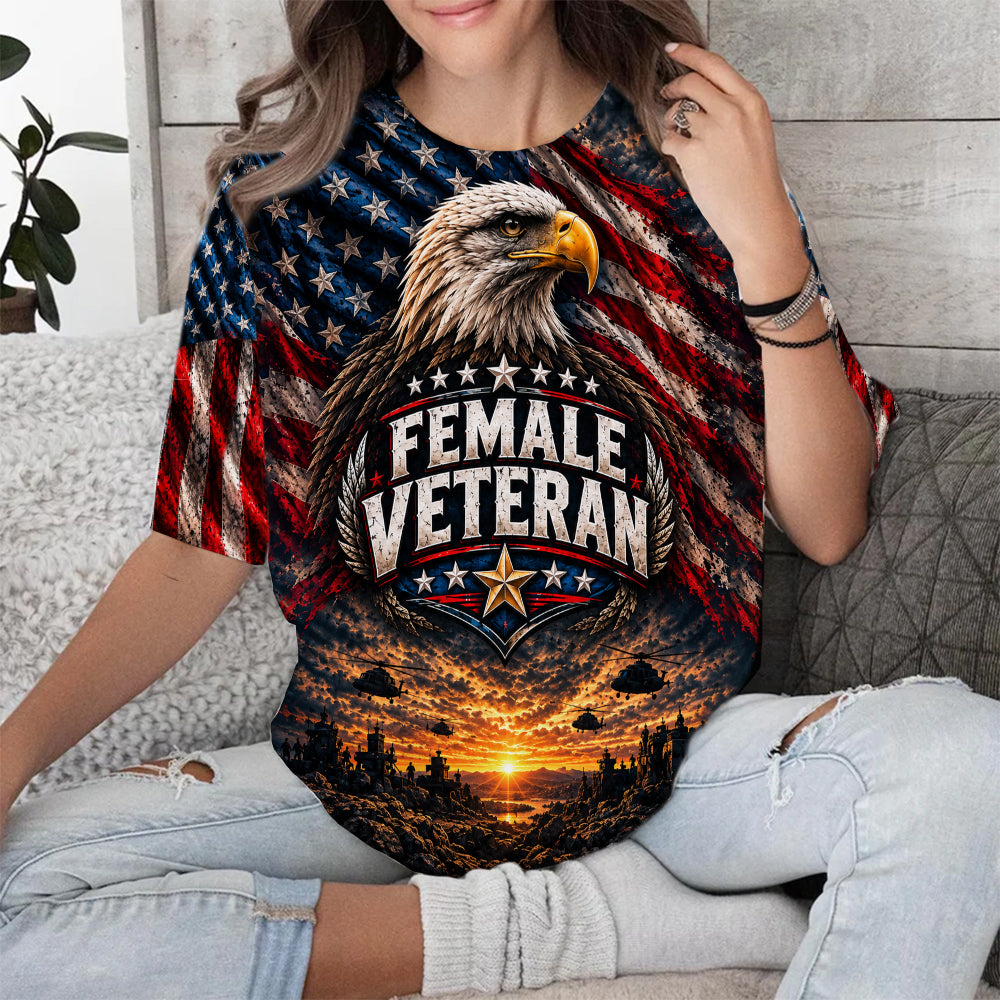 10 Reasons To Be With A Female Veteran We Are Loyal To Our Families 3D All Over Print T-Shirt And Hoodie