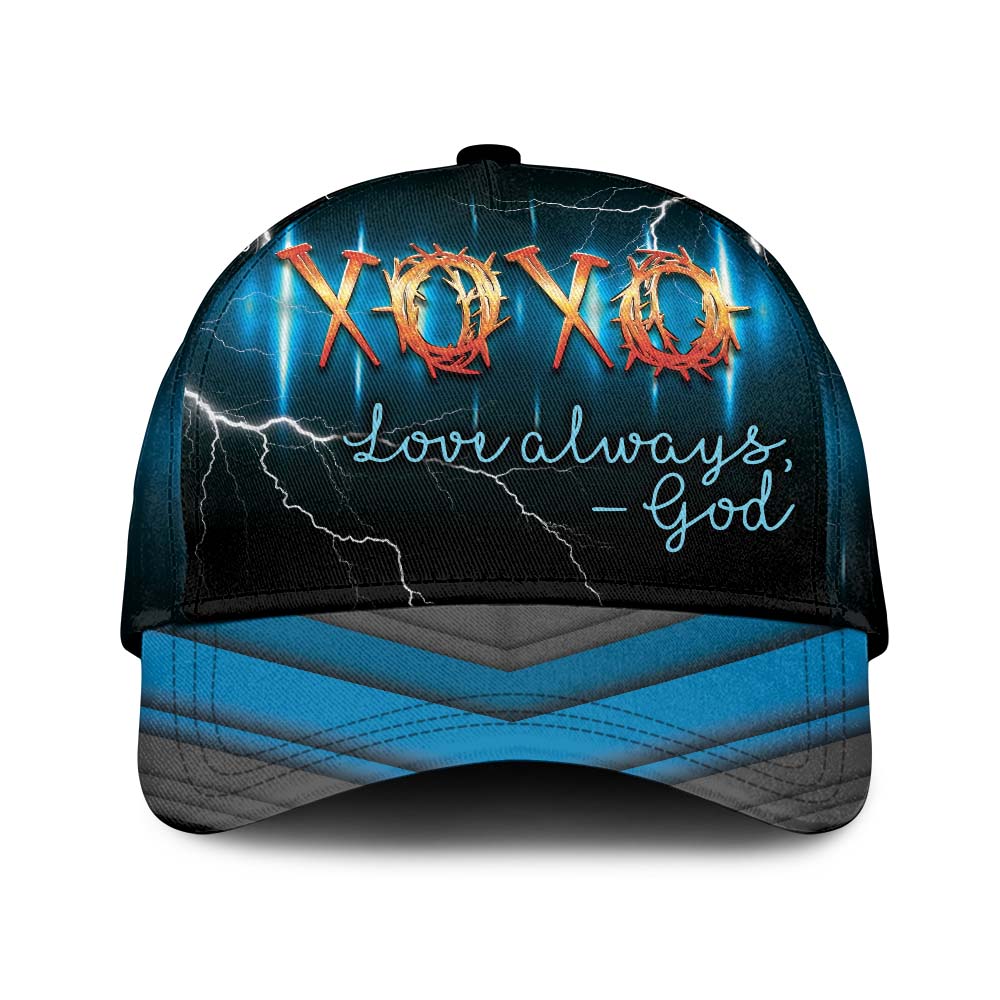 XoXo Love Always God Religious Christian Over Print Classic Cap