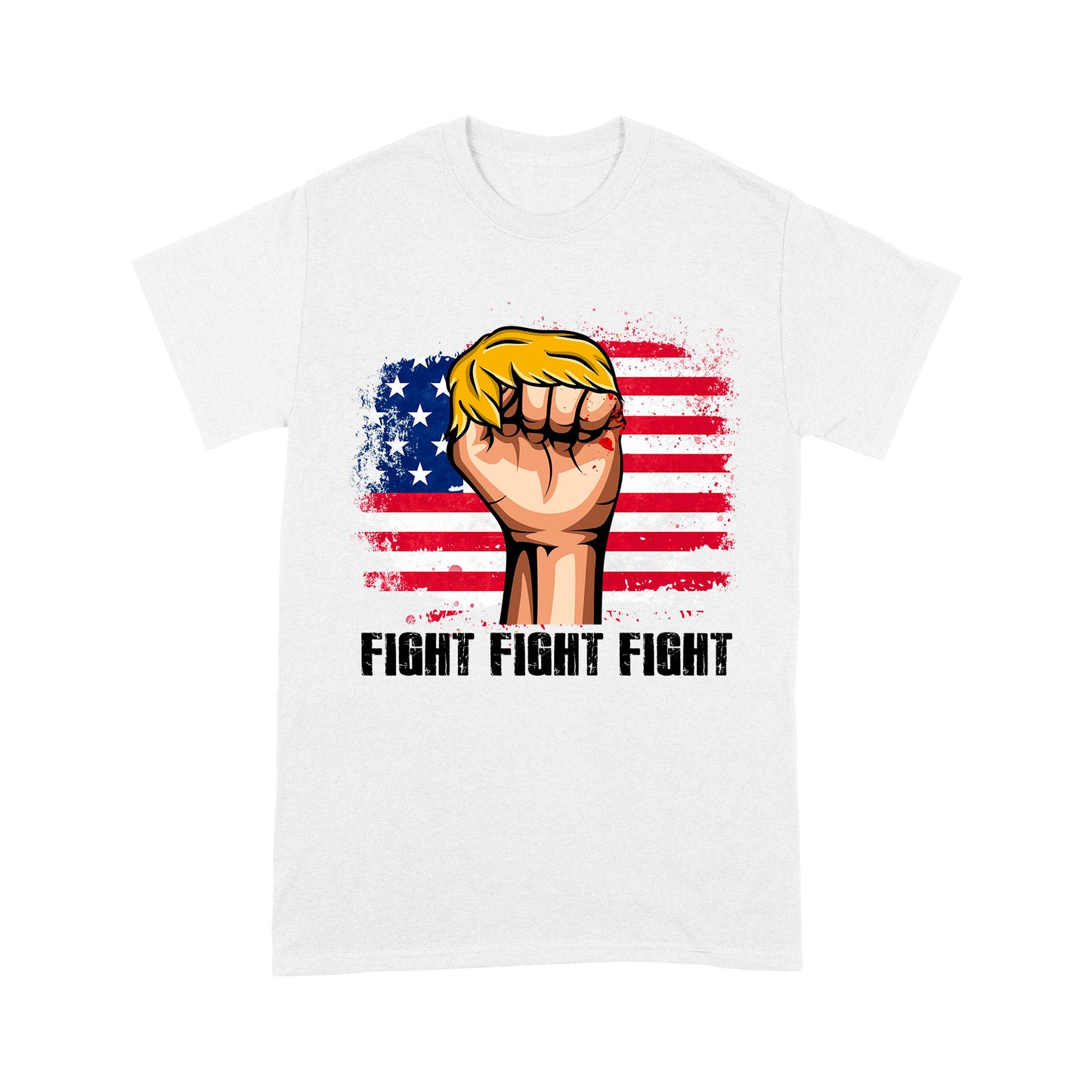 A Raised Fist With Donald Trump Hair Fight T-Shirt