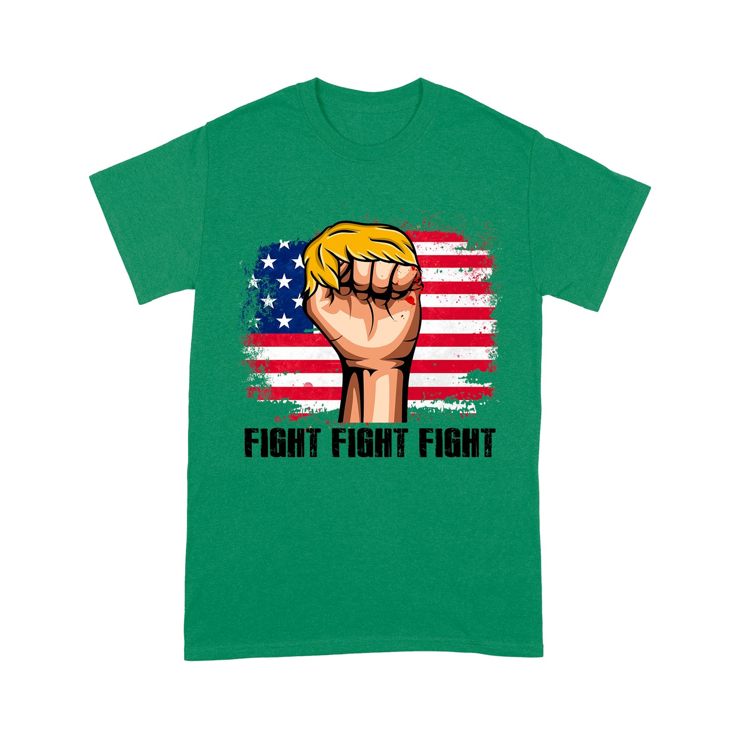 A Raised Fist With Donald Trump Hair Fight T-Shirt