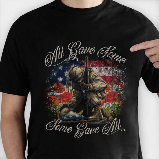 All Gave Some Some Gave All American Veterans T-Shirt