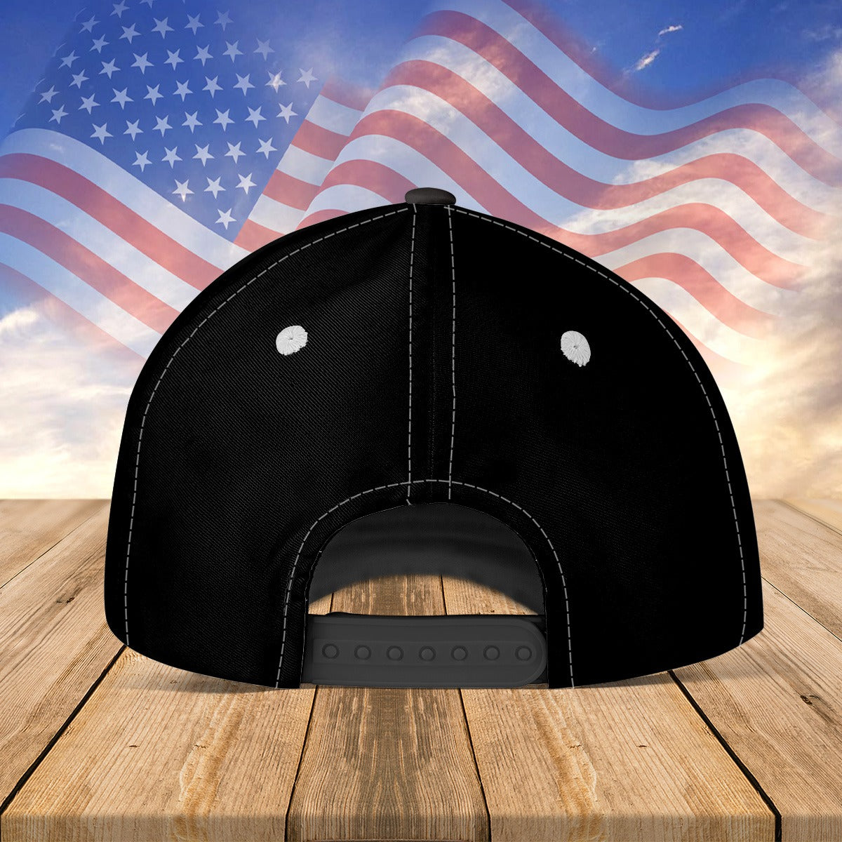 America 250th Anniversary USA Patriotic Eagle American Flag Over Print Classic Cap