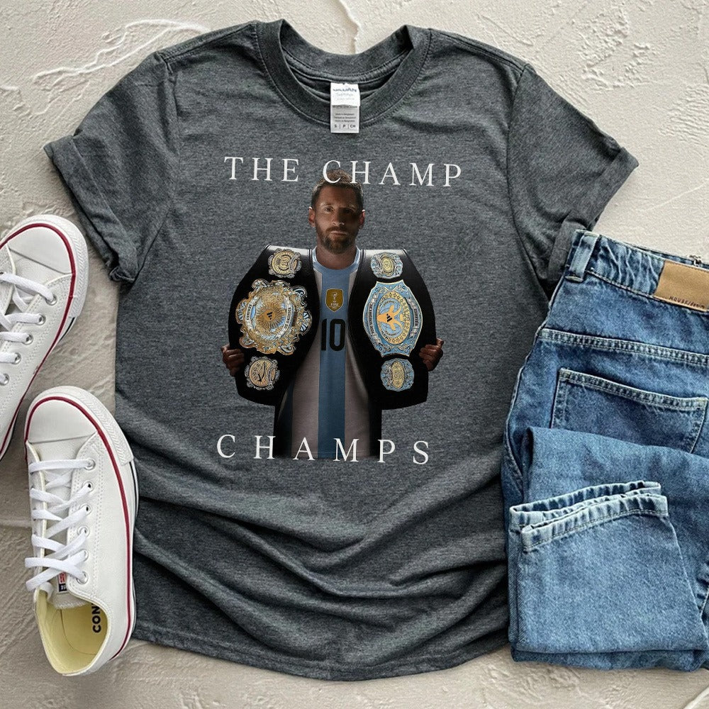 The Champ Champs Lionel Messi Fan T-Shirt