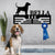 Personalized Beagle Dog Award Cut Metal Sign