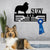 Personalized Shetland Dog Award Cut Metal Sign