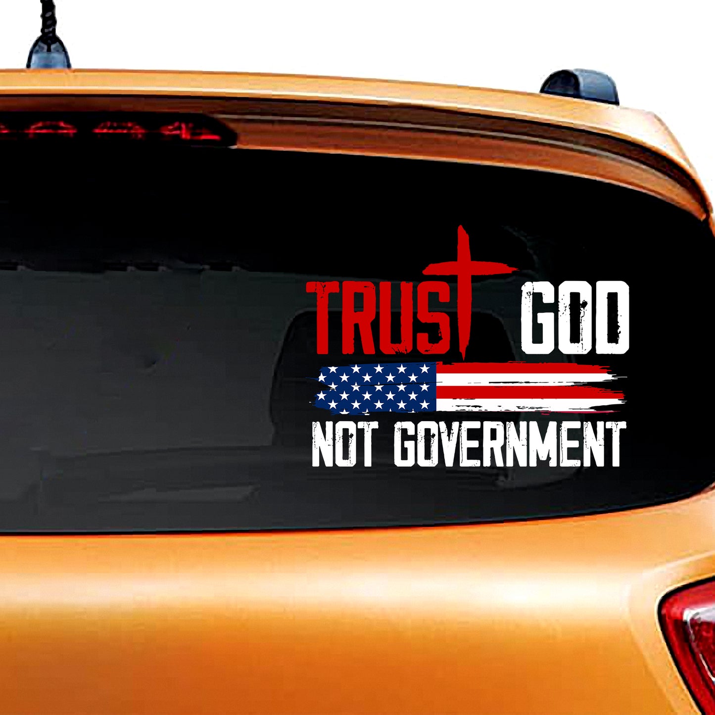 Faith In God Not Government Faith Religious Bible Sticker Decal