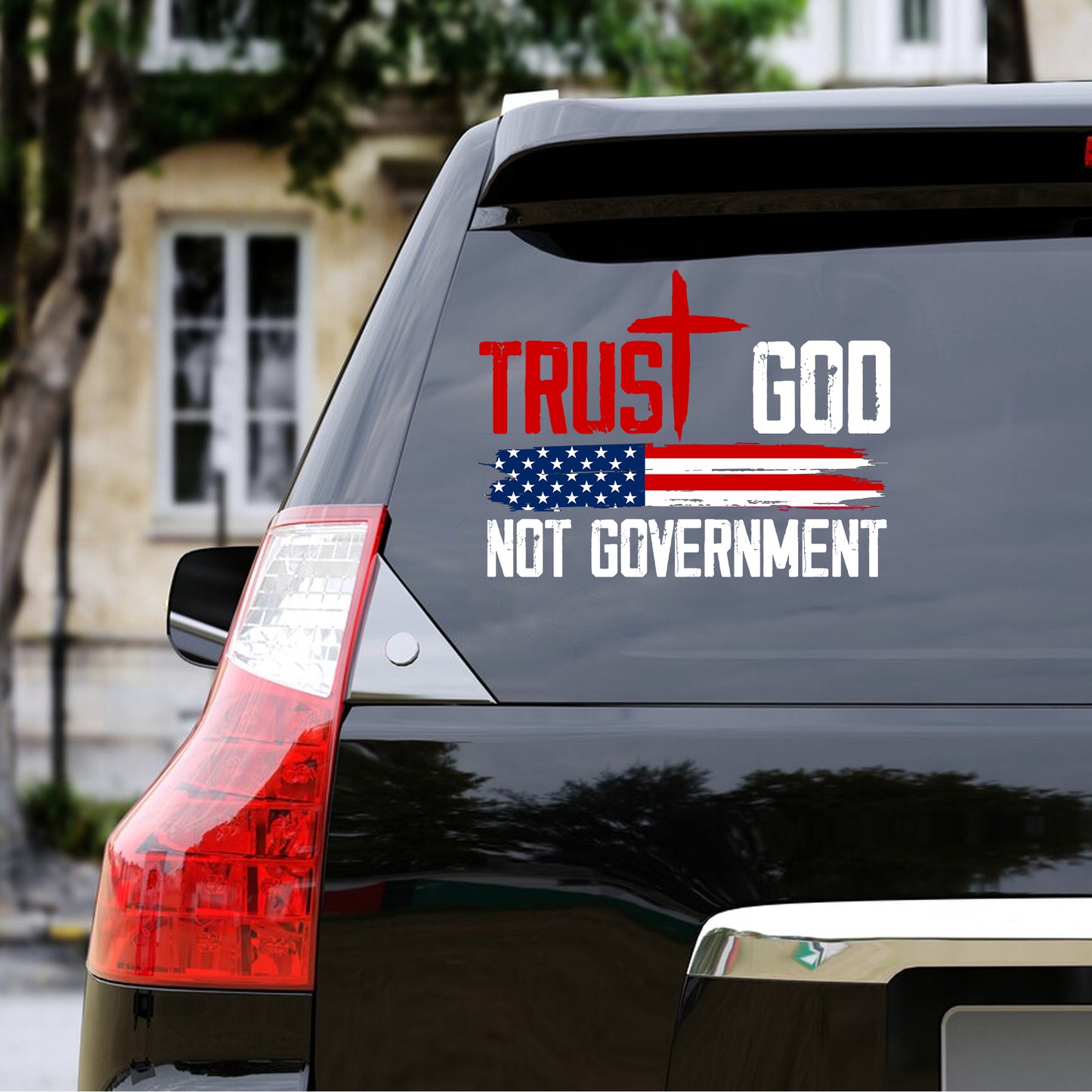 Faith In God Not Government Faith Religious Bible Sticker Decal