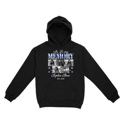 Personalized Photo Memorial In Loving Memory Sympathy Gift Hoodie