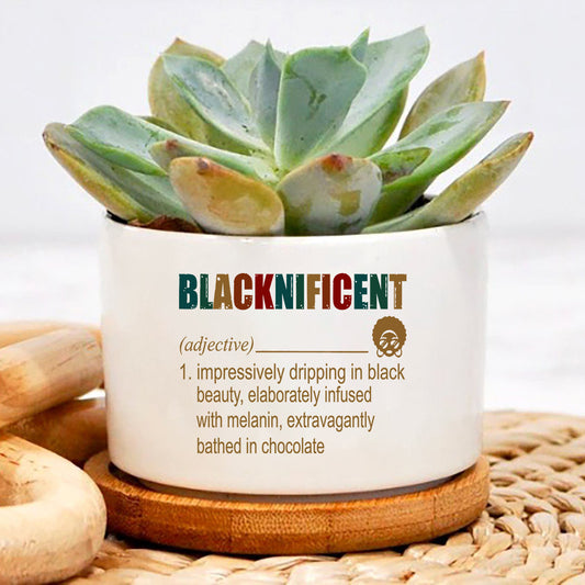 Blacknificent Black Beauty Chocolate Plant Pot